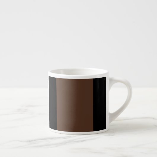 Tasse Expresso rayures Brown, noir et blanc (Droite)