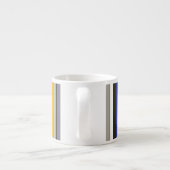 Tasse Expresso Rayures de la Nouvelle Saison Moderne (Dos)