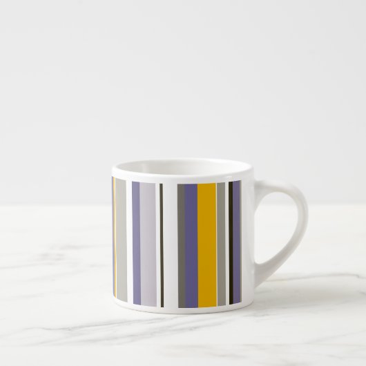 Tasse Expresso Rayures de la Nouvelle Saison Moderne (Droite)