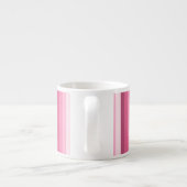 Tasse Expresso Rayures d'ombre rose (Dos)
