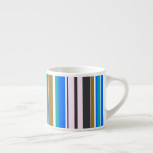 Tasse Expresso Rayures Modernes Tendance