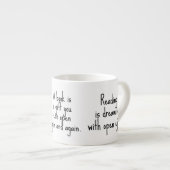 Tasse Expresso READING QUOTES TO iNSPIRE (Devant droit)