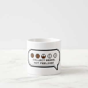 Tasse Expresso Recueillir Les Haricots, Pas Les Sentiments