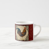 Tasse Expresso Red Rooster Vintage (Droite)