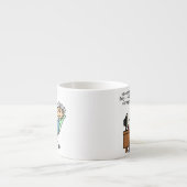 Tasse Expresso Redressez la première fois l'humour (Devant)
