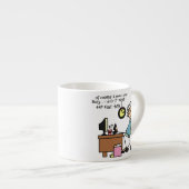 Tasse Expresso Redressez la première fois l'humour (Devant droit)
