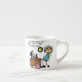 Tasse Expresso Redressez la première fois l'humour (Droite)