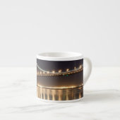 Tasse Expresso Réflexions de nuit de pont de baie d'Oakland (Devant droit)