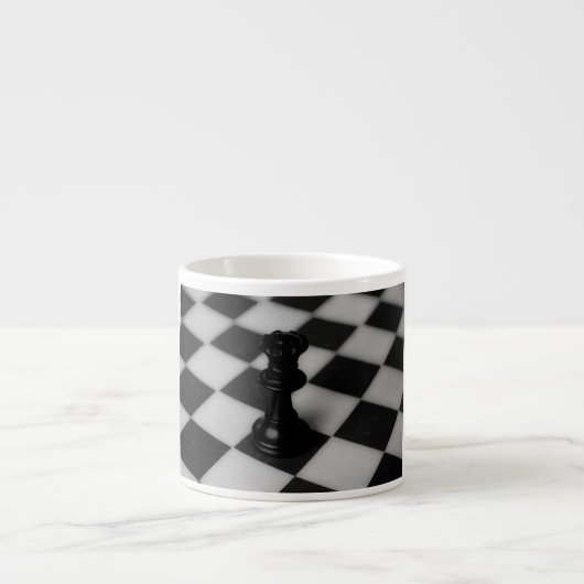 Tasse Expresso Reine des échecs (Devant)