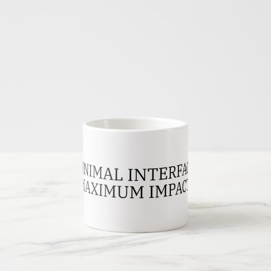 Tasse Expresso Réinitialisation concentrée | Interface tactique m (Devant)