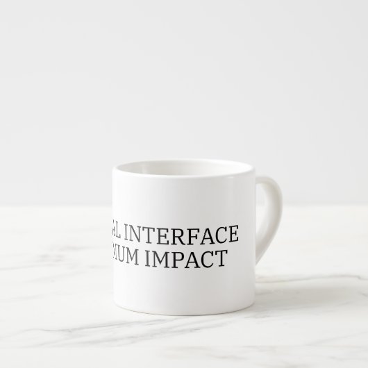 Tasse Expresso Réinitialisation concentrée | Interface tactique m (Devant droit)