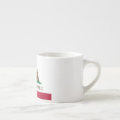 Tasse Expresso République de la Californie (drapeau d'état) (Droite)