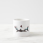Tasse Expresso Requin aztèque (Devant)