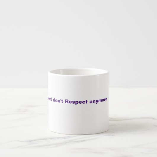 Tasse Expresso Respect (Devant)