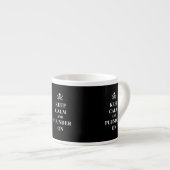 Tasse Expresso Restez calme et piller (Devant droit)