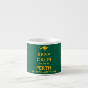 Tasse Expresso Restez calme Vous êtes à Perth !