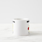 Tasse Expresso Retour à l'école (Devant)