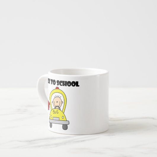 Tasse Expresso Retour à l'école (Devant gauche)