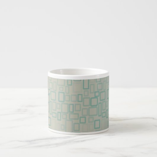 Tasse Expresso Rétro Aqua (Devant)