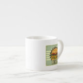 Tasse Expresso Rétro couverture pour le menu d'aliments de (Devant droit)