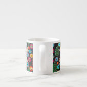 Tasse Expresso Rétro, Flower Patch (Dos)