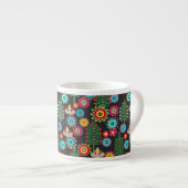 Tasse Expresso Rétro, Flower Patch (Devant droit)