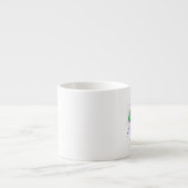 Tasse Expresso Retro Maman Sublimation Design, Retro Maman Leopar (Devant)