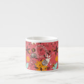 Tasse Expresso Rétro motif floral 7 (Devant)