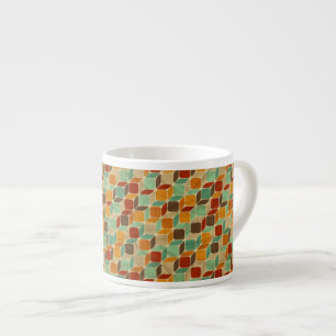 Tasse Expresso Rétro motif géométrique 4