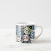 Tasse Expresso Rétro, spirale (Droite)
