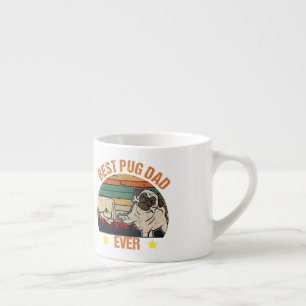 Tasse Expresso Retro Vintage meilleur Carlin papa jamais