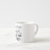 Tasse Expresso Rétros avions d'avions de dirigeables vintages (Devant droit)