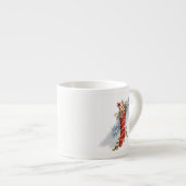 Tasse Expresso Réveillon de Noël (Devant droit)