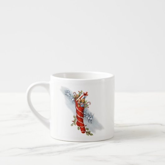 Tasse Expresso Réveillon de Noël (Gauche)