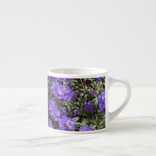 Tasse Expresso Rhododendron pourpre fleurit (Droite)