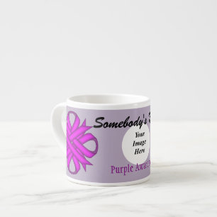 Tasse Expresso Ribbon Clover violet Modèle par Kenneth Yoncich