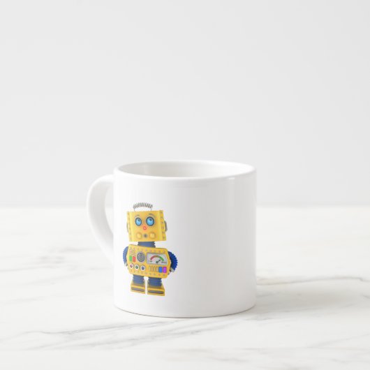 Tasse Expresso Robot de regard innocent de jouet (Devant gauche)