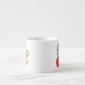 Tasse Expresso Rollage Anime Tuffy et Jerry Apple (Devant)