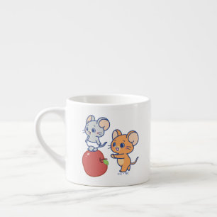 Tasse Expresso Rollage Anime Tuffy et Jerry Apple