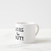 Tasse Expresso Rooster Rock Out (Devant droit)