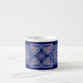 Tasse Expresso Rosace bleue (Devant)