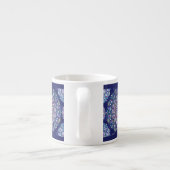 Tasse Expresso Rosace bleue (Dos)