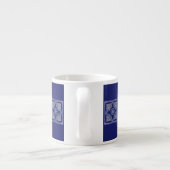 Tasse Expresso Rosace bleue (Dos)