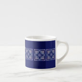 Tasse Expresso Rosace bleue (Droite)