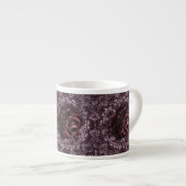 Tasse Expresso Rosace Mandala (Devant droit)