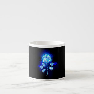 Tasse Expresso Rose bleu brûlant