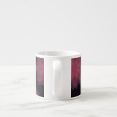 Tasse Expresso Rose, cool, tendance, abstraction de fleurs modern (Dos)