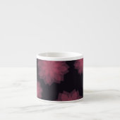 Tasse Expresso Rose, cool, tendance, abstraction de fleurs modern (Devant)