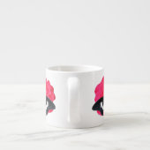 Tasse Expresso Rose et Swallowtail (Dos)