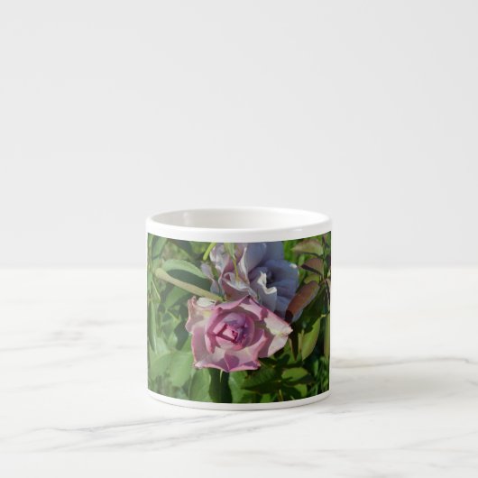 Tasse Expresso Rose paradisiaque Abstrait (Devant)